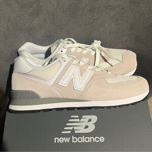 New Balance Men’s Sneakers 574 White Size 10.5 US
